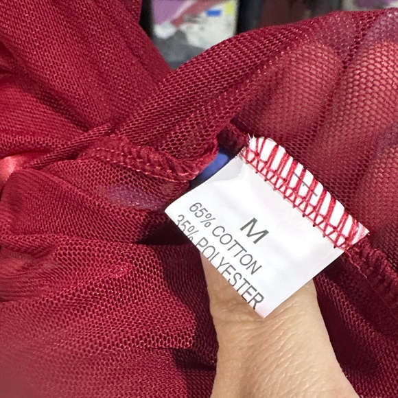 Nwt Lace Red Lingerie with lace underwear - Picture 3 of 6